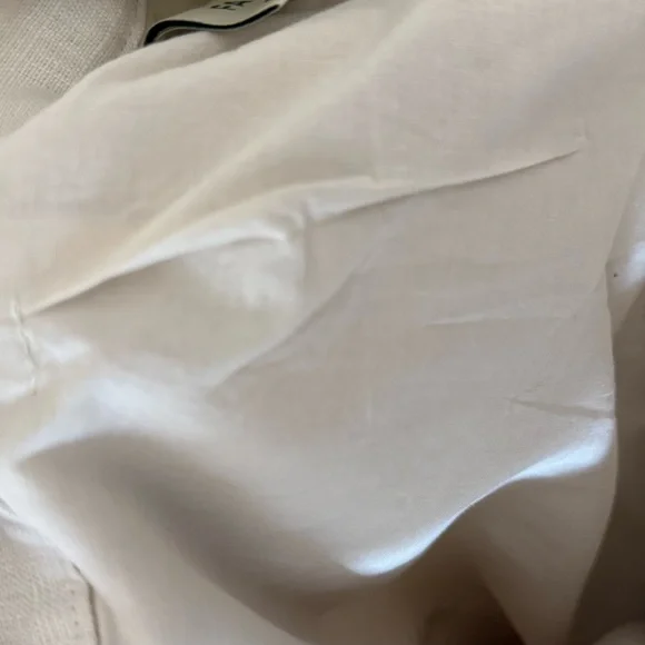 Anthropologie x Farm Rio Tan Linen Wide Leg Pants Medium - Picture 13 of 13